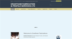 Desktop Screenshot of granthamfabrications.ltd.uk